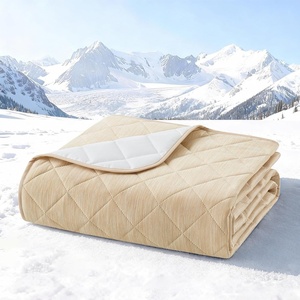 image:imageCOZY KISS Extra Large Dog Cooling Mat 52x82 QMaxgt04 Waterproof amp Leakproof Pet Bed Cover NonSlip Cooling Dog Blanket for Couch Floor Large Dogs GrayBeige