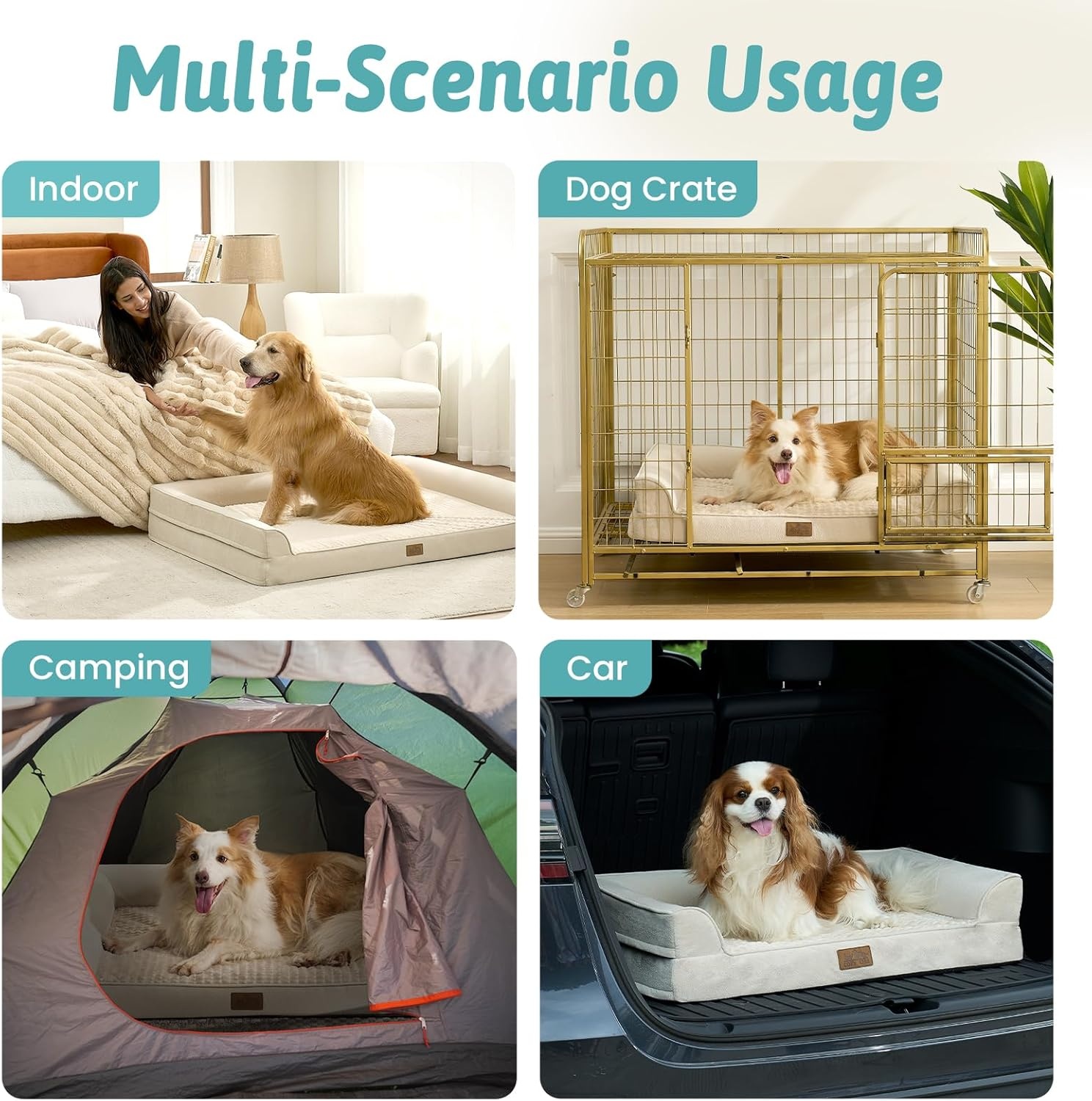 image:imageCOZY KISS Dog Stairs and Orthopedic DOD Bed