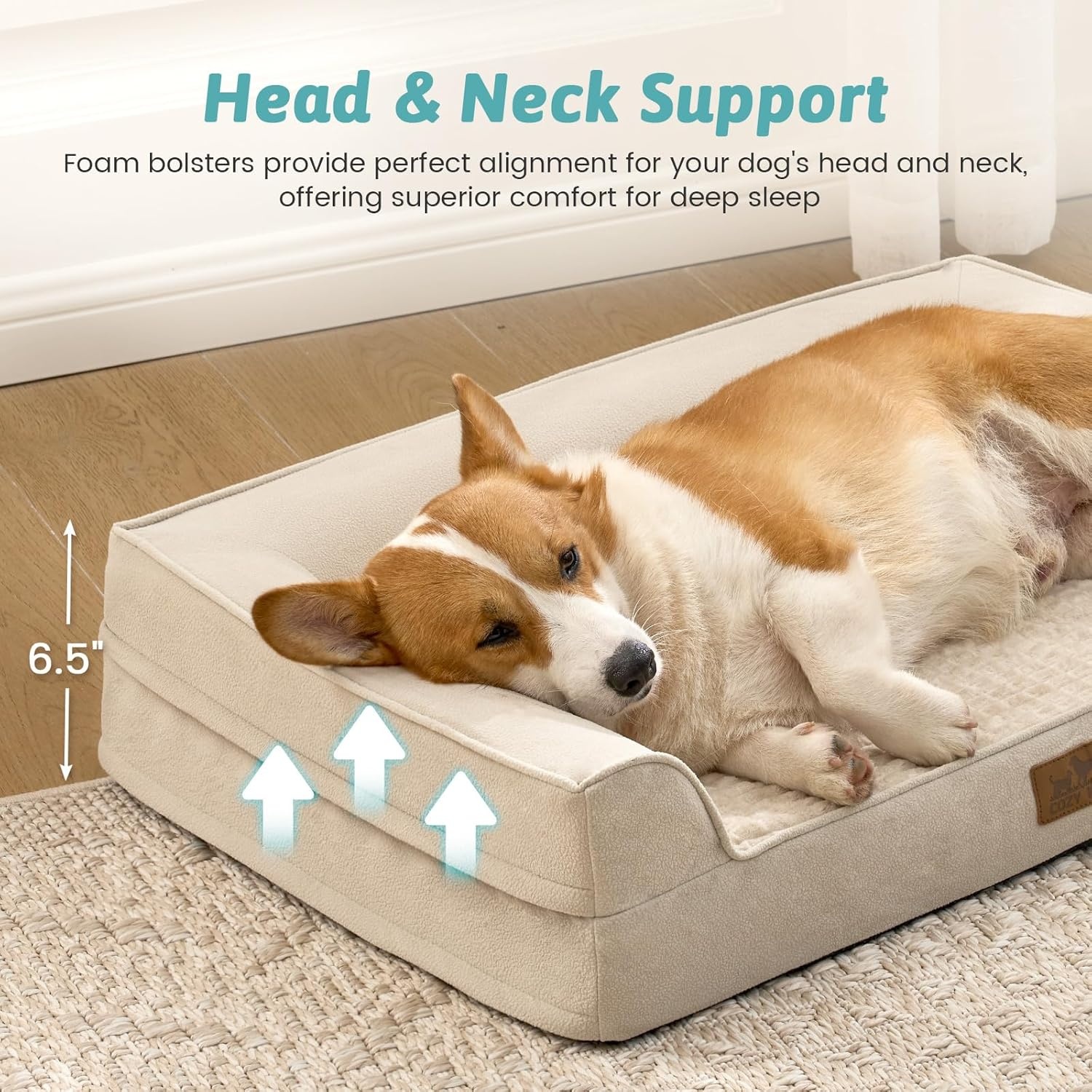 image:imageCOZY KISS Dog Stairs and Orthopedic DOD Bed