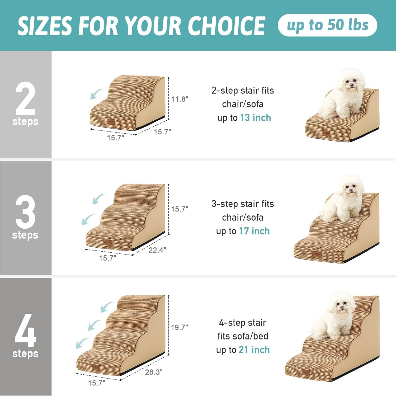 image:imageDog Stairs Step Ramp for Dogs Cats
