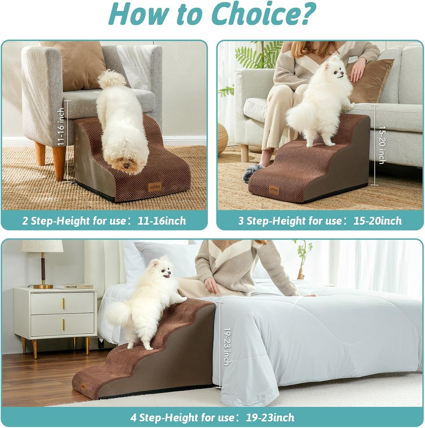image:imageDog Stairs Step Ramp for Dogs Cats